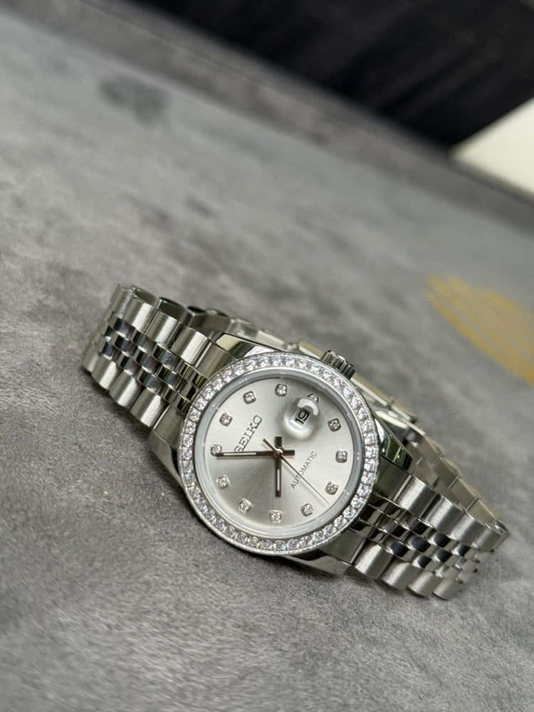 Custom Seiko Crystal Royale Seiko Custom automatic watch, 31mm