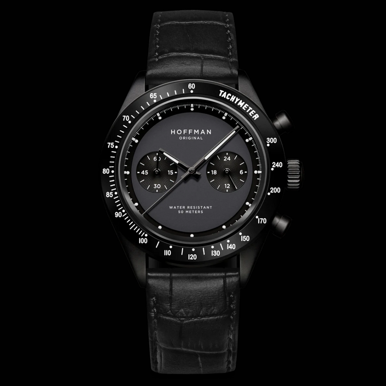 Custom Seiko Hoffman Midnight automatic watch