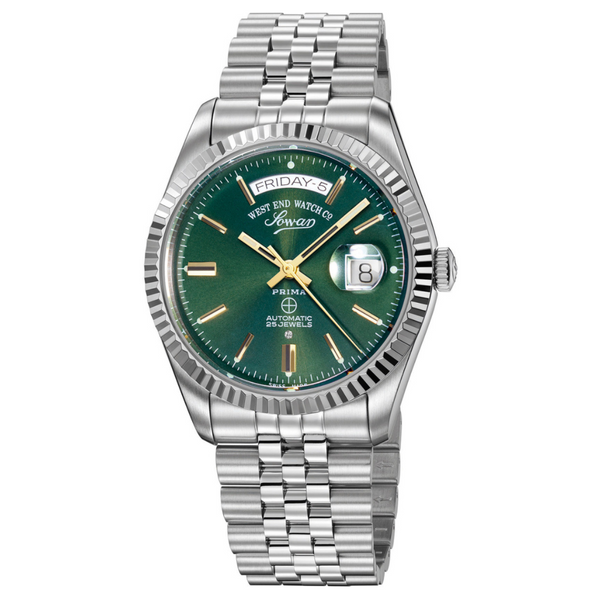 Sunray green dial