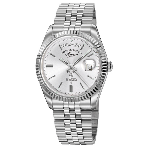 Sunray silver dial