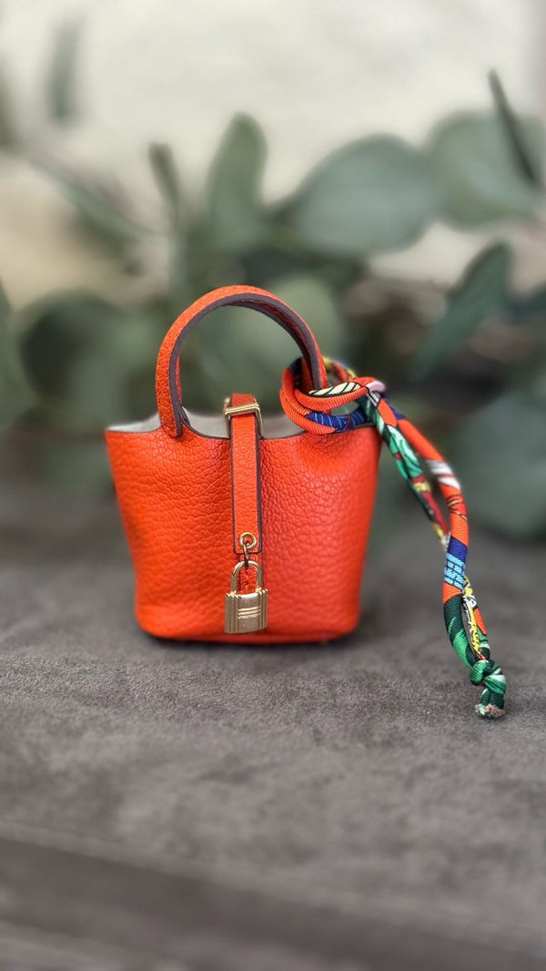 WD Orange keychain bag model 2