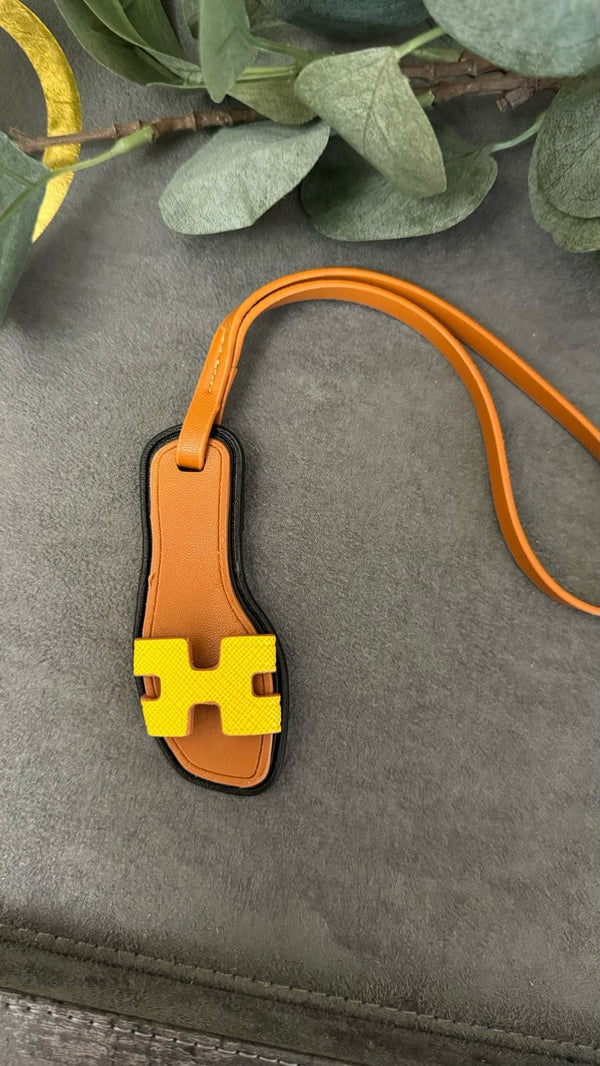 Yellow Sandal keychain