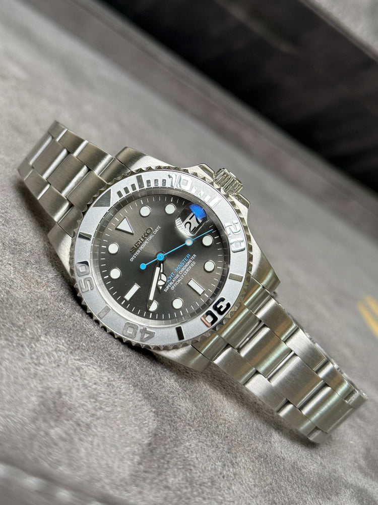 Custom Seiko nautical style automatic watch