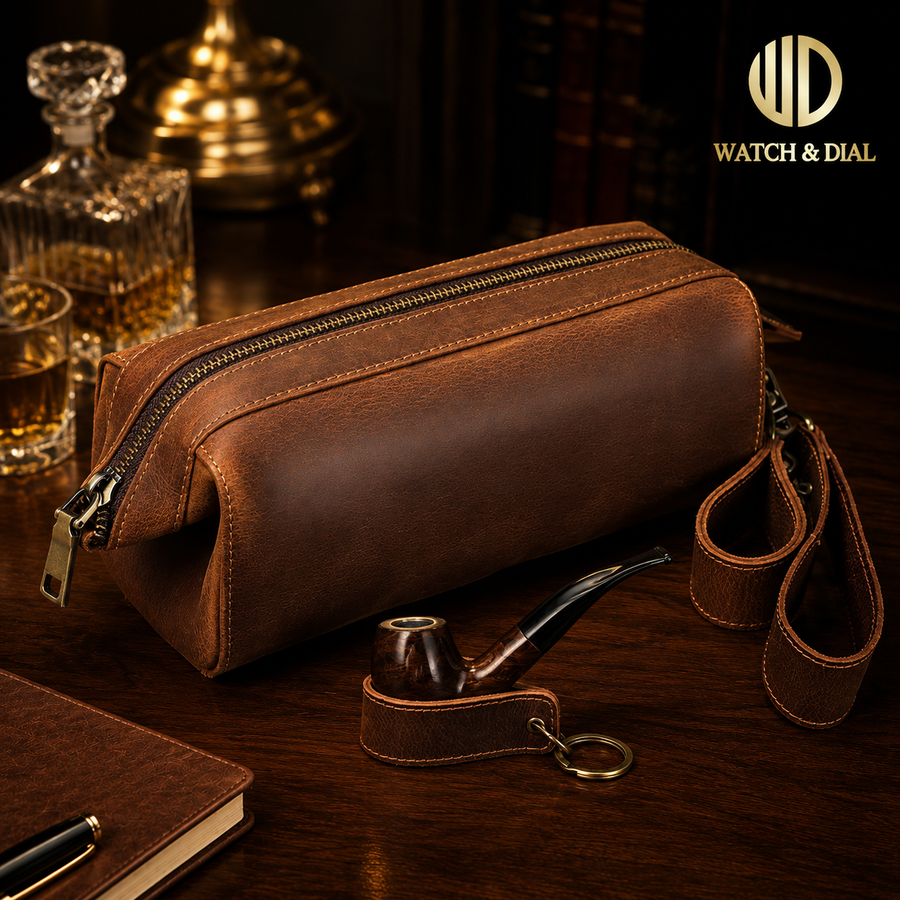 Vintage Leather Tobacco Pouch