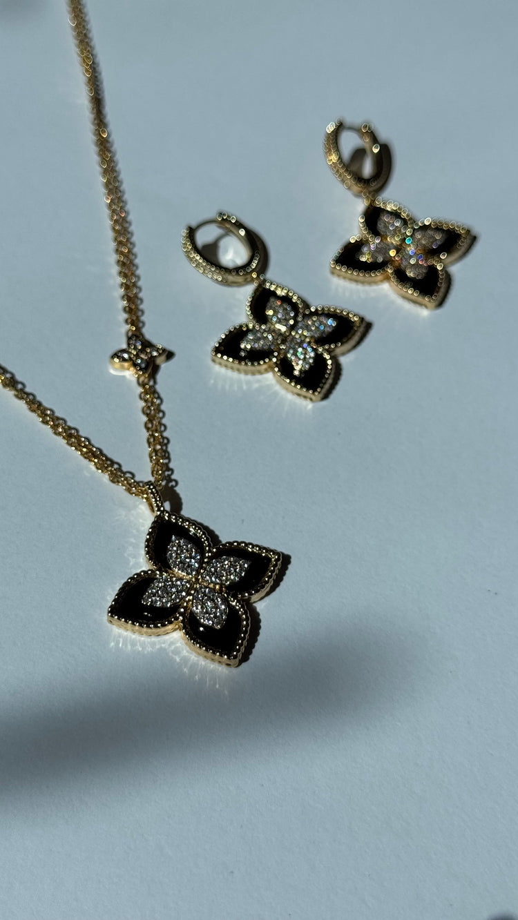 Veronica set (necklace and earrings) jewelry piece