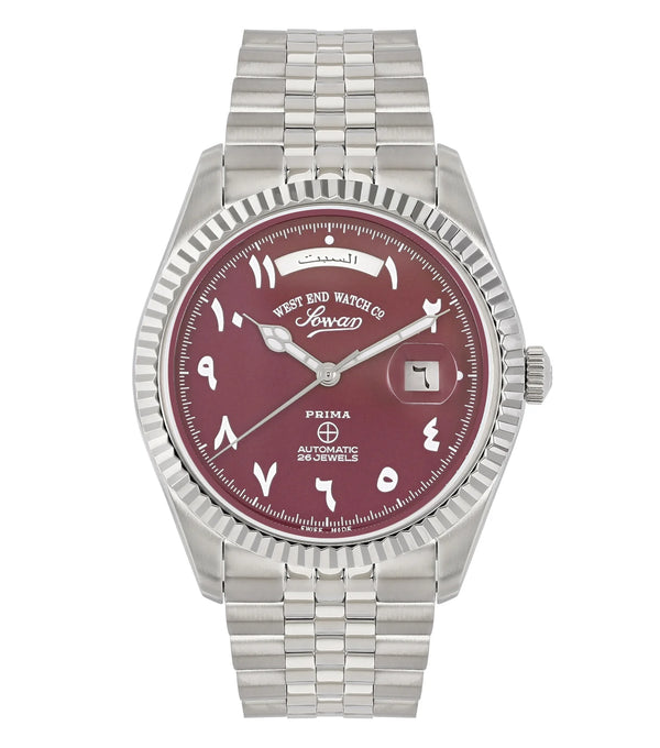 MAROON Arabic Numerals Automatic - 41MM