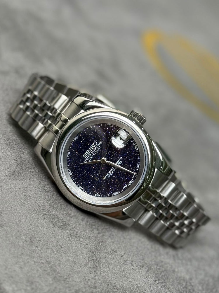 Custom Seiko Galaxy automatic watch, 40mm