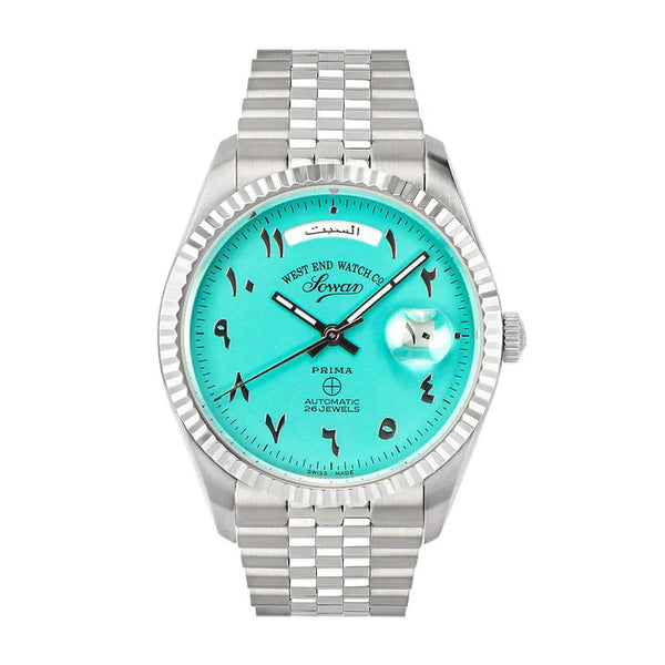 Turquoise Arabic Numerals Automatic - 41MM
